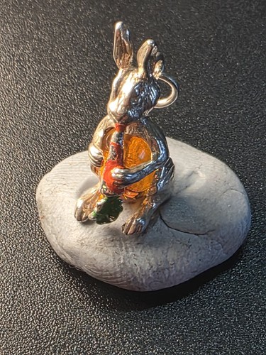 Vintage sterling silver rabbit - vintage,