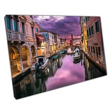 Stunning Venice Italy Canvas Print: Ready-to-Hang Wall Art for Home and Office