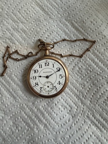 Vintage hampden pocket watch