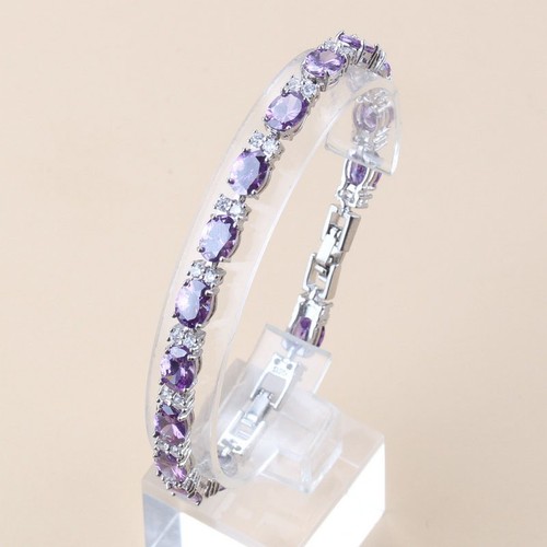 Purple lab created amethyst - lab,