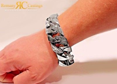 9ct white gold inch men - white, 10