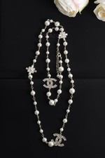 Necklace Elegant Crystal Pearl