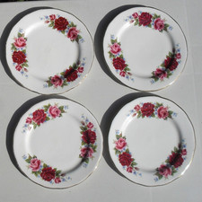 Set of 4 Vintage Bone China