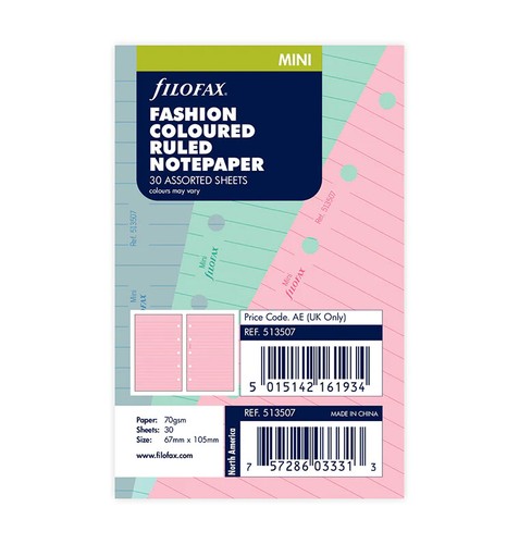 Filofax mini size - size, fashion