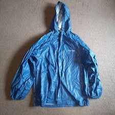 Frog Toggs Ultra-Lite Waterproof Jacket Blue Men's Size Small UL12104 Rain Top 