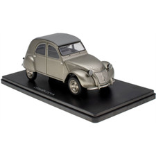 Atlas Edition 1:24th  Scale Citroen 2CV A - Silver 1948 - Die Cast