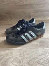 ADIDAS Bamba Men’s Terrace Casuals Trainers, Navy Blue/Blue - Size 7