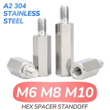 M6 M8 M10 Male Female Stainless Steel Hex Spacer Standoff Threaded Pillar PCB
