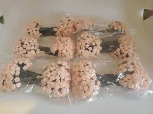Satin ribbon roses mini - ribbon,