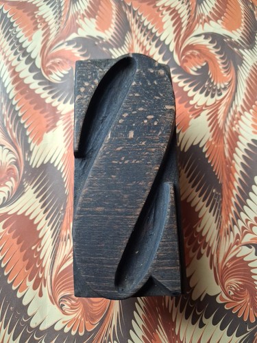 Large wooden letterpress - large,