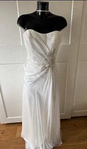 Stunning ivory strapless gem - strapless,