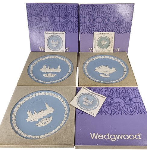 Wedgwood christmas plates - christmas,