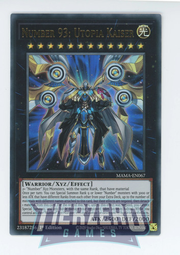 Yugioh mama en067 number 93 - yugioh,