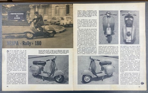 Vintage 1968 vespa rally 180 - vespa,