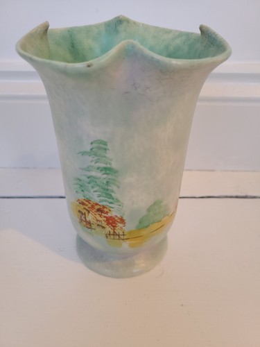 Empire ware vintage vase green - empire,
