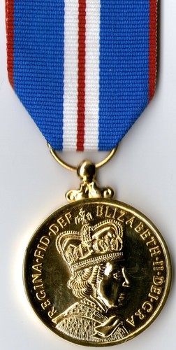 Golden jubilee medal qeii - medal,