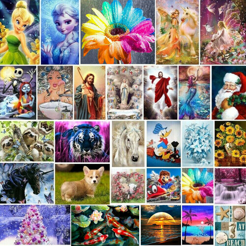 Animal flowers diamond - animal,