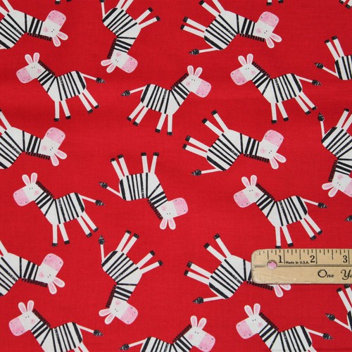 Red zebra print the jungle - zebra,