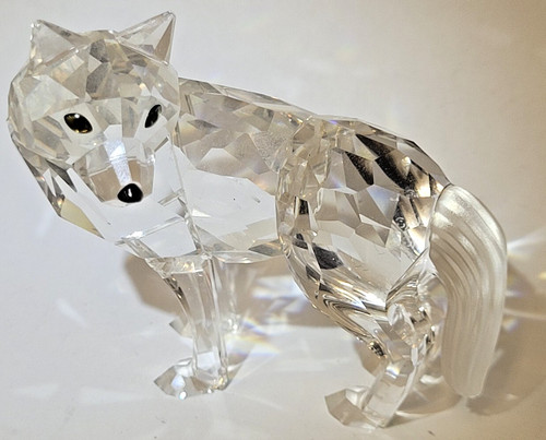 Swarovski crystal wolf - swarovski, "wolf"