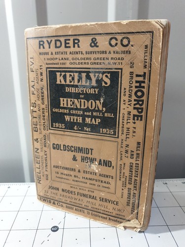 Kellys directory hendon - of,