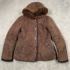 Aston shearling coat womens - aston,