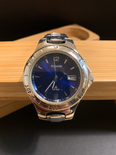 Acurist blue dial watch wr - –,