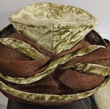 Exc Cond Olive & Brown Hat By