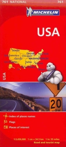 Usa michelin national map - -,
