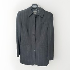 Episode Ladies 3 Pc Pinstripe Suit - Black Blazer, Skirt & Trousers - Size 8 UK