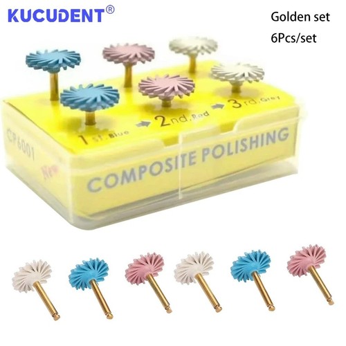 6pcs dental polishing - polishing, kit