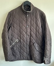 Brown Barbour Powell Quilted