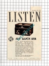 Pye Black Box Advert   - 1955
