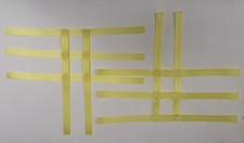 Yamaha TRX 450 ATV Quad Nerf Bar Nets Webbing Yellow See Description For Size