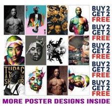 2PAC TUPAC POSTER PRINTS BIGGIE SMALLS A4 A3 SIZE BUY 2 GET ANY 2 FREE
