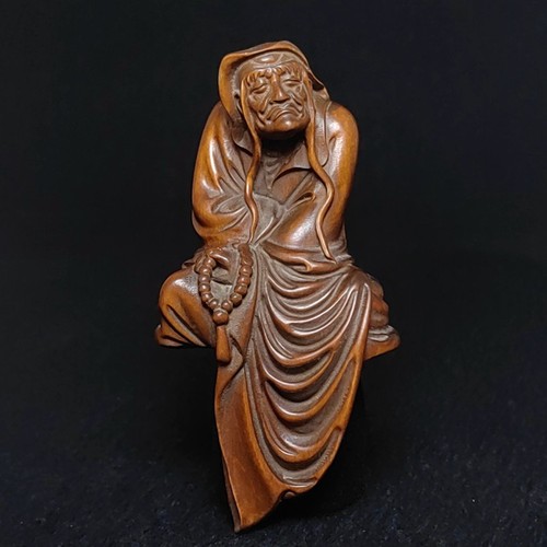 5inch old chinese boxwood - old,