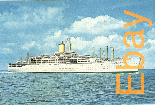 Shipping postcard oronsay - shipping,