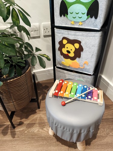 Wooden xylophone educational - wooden,