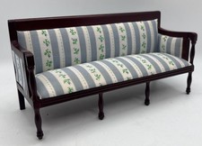 Dolls house Louis XVI Sofa Mahogany in 1/12th scale 