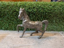 Pewter Horse Figure Sculpture