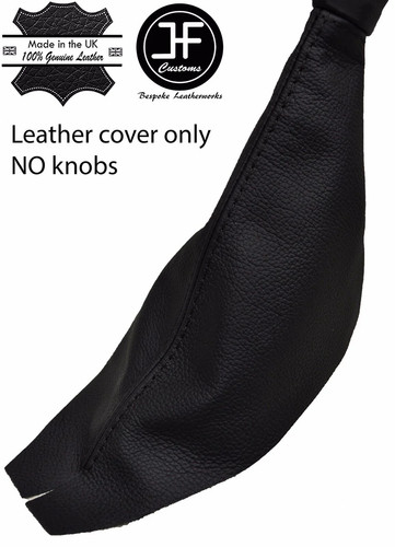 Black stitch real leather - real,