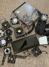 Large Gaming PC Bundle Cooling Fans Acbel R88 + Accessories See Pics 