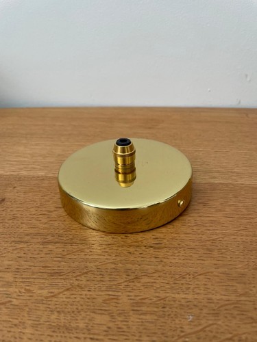 Brass ceiling rose one - rose,