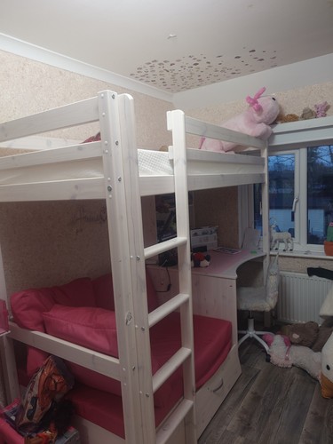 Kids bunk bed - bunk, table