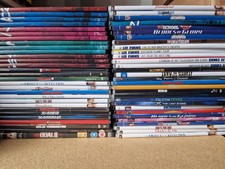 20 Slimline DVD Cases (Used & Will Include Previous Covers) Thin Slim DVD Cases