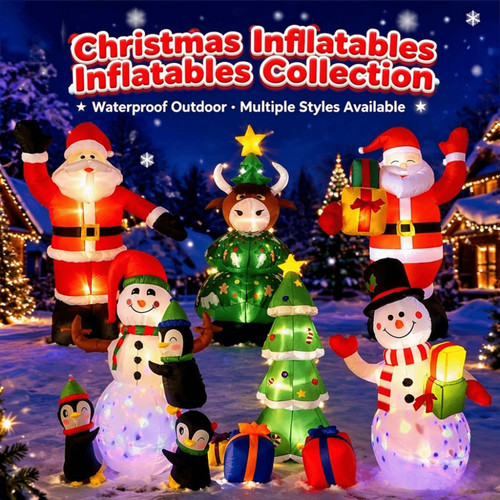 Christmas inflatables snowman - christmas,