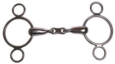 Korsteel Dutch Gag French Link 2 Ring ALL SIZES