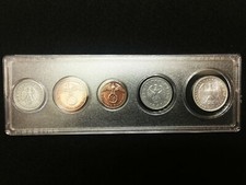 Rare WW2 German Coins Set with