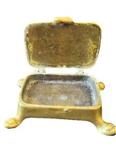 PEERAGE England Solid Brass Trinket Box Vintage