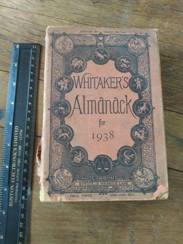 Whitaker almanack for 1938 - almanack,