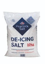 White Rock Salt Deicing 10KG Weed Killer Winter Snow Ice Driveways Road Gritting